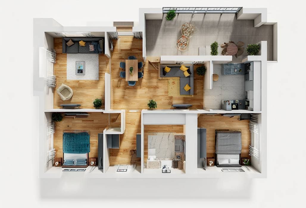 O que é a área bruta privativa (e porque deve prestar atenção antes de comprar casa)