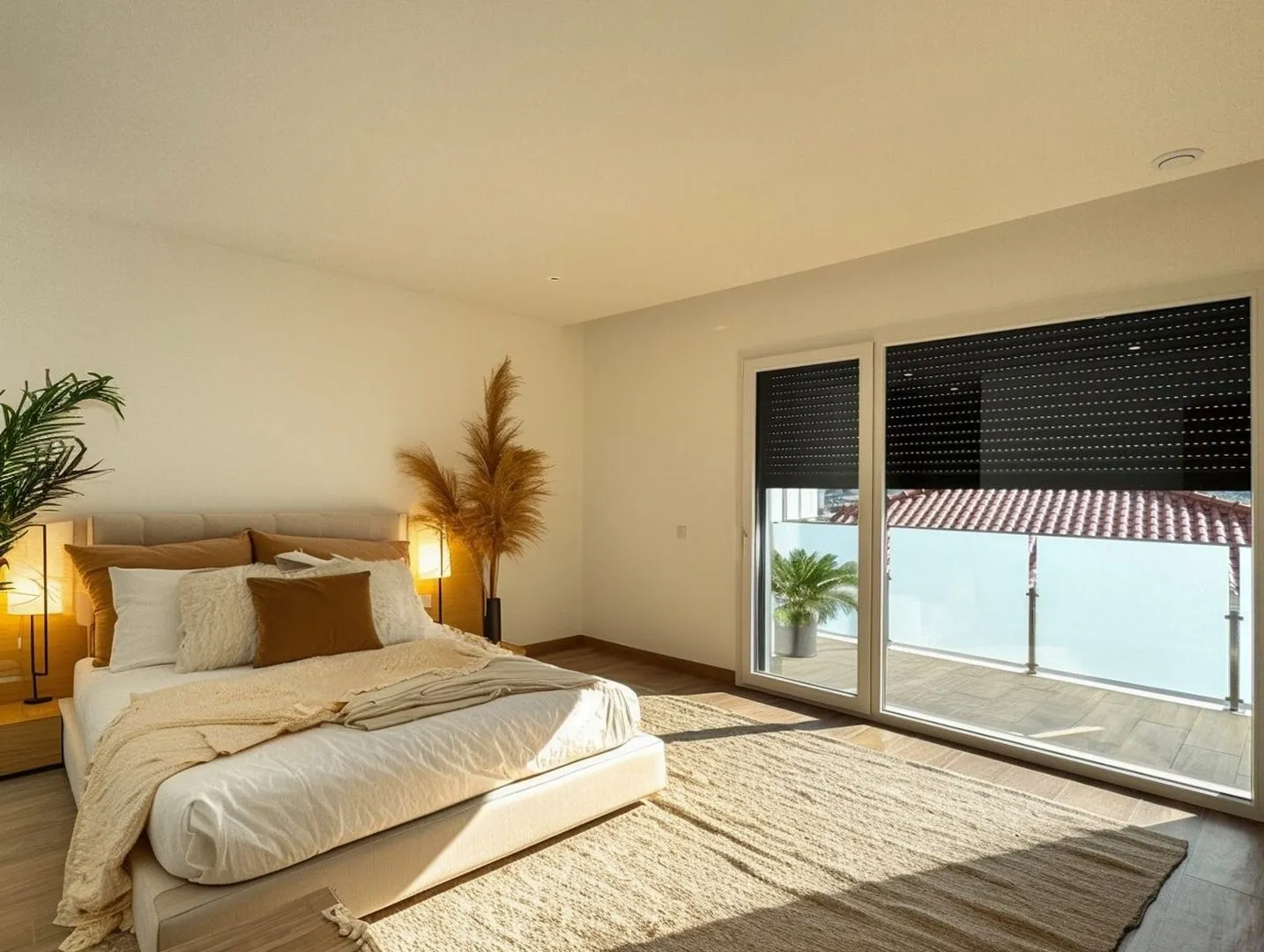 Moradia contemporânea V4 em Fátima — quarto